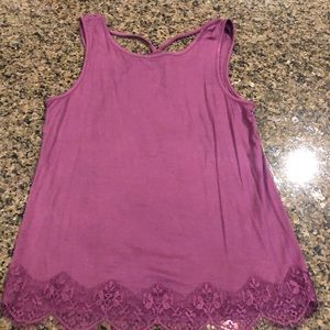 Lacey Purple Tank